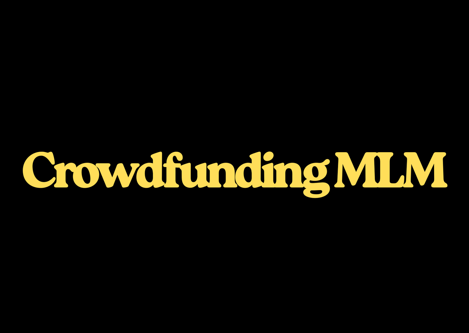 Crowdfunding MLM